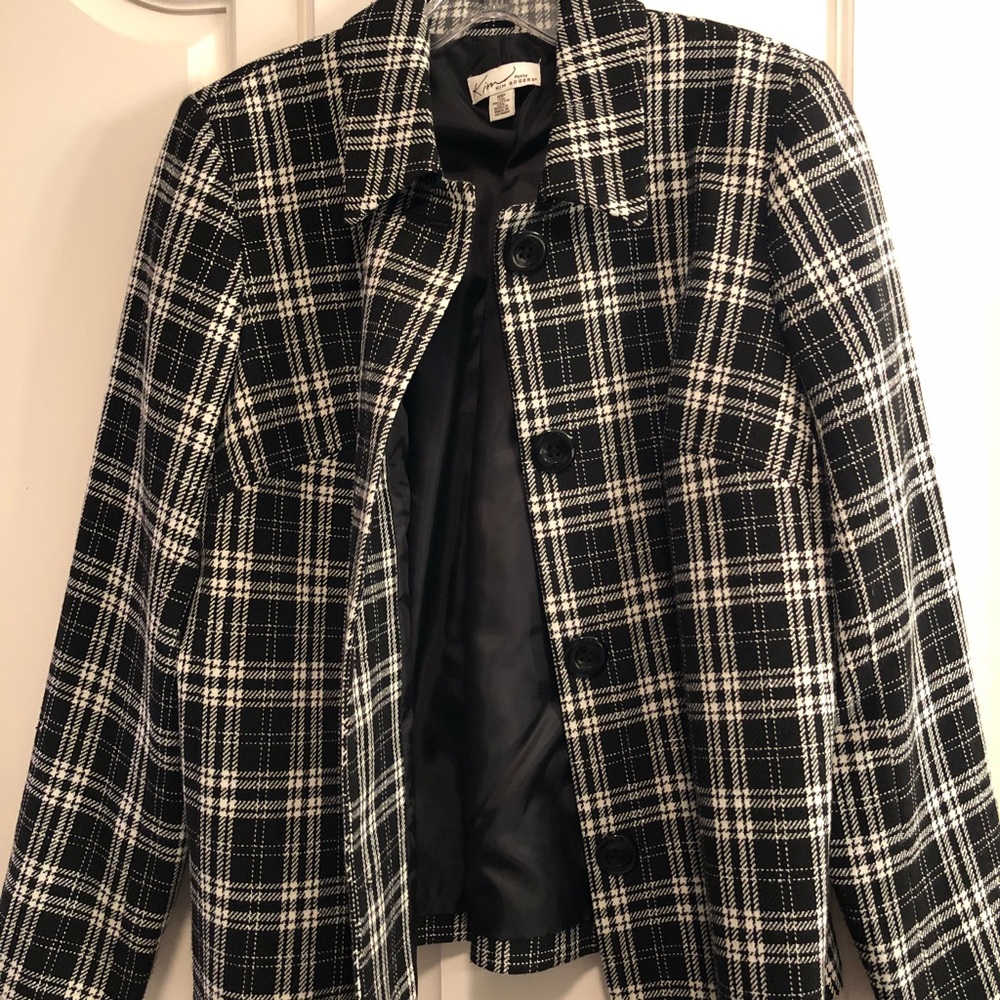 Black and white jacket